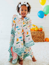 Dreamer Ruffled Blanket - Party Animals!